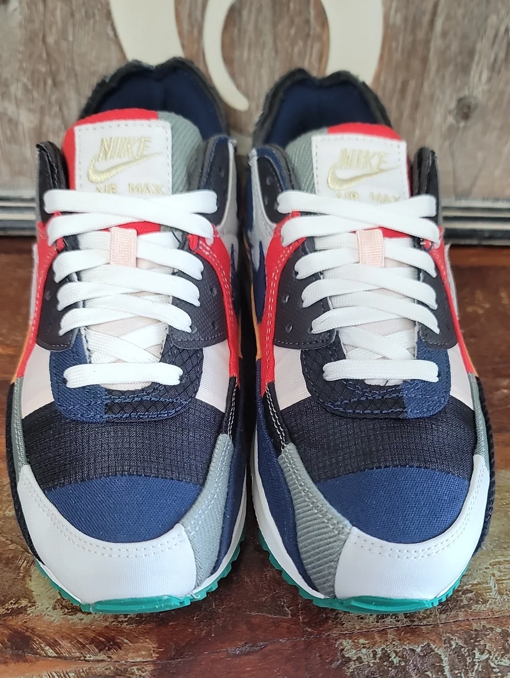 🔥 Nike Wmns Air Max 90 QS 'Legacy' 'Scrap Patchwork' Wmns 7 (Like New)